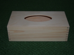Dřevěná krabička na kapesníky